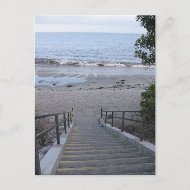 mot stranden vykort (Framsida)