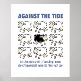 Mot strömmen poster