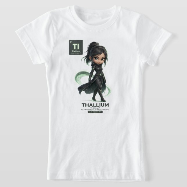 Möt Thalli, den smygande operatören av Element T Shirt (Laydown)