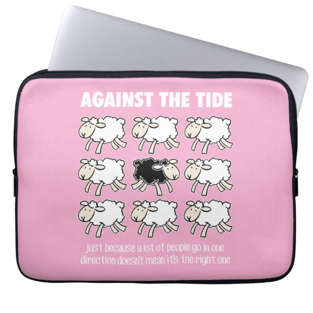 Mot tidvattnet laptop fodral (Framsidan)