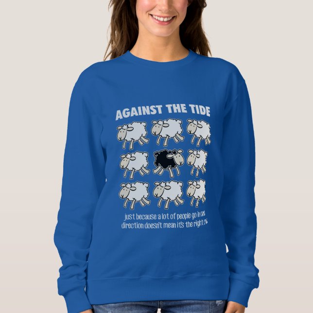 Mot tidvattnet t shirt (Framsida)