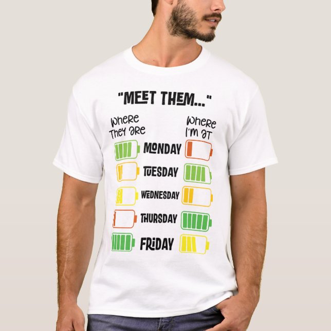 "Möta dem där de är" T-shirts (Framsida)