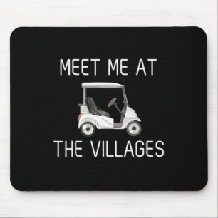 Möta mig på The Villages Florida golfkärra rolig Musmatta