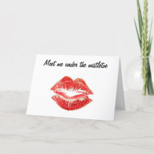 MÖTA MIG UNDER MISTLETOE HELGKORT
