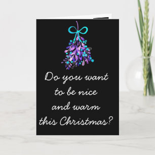 **MÖTA MIG UNDER MISTLETOE SE HUR MYCKET I KÄRLEK HELGKORT