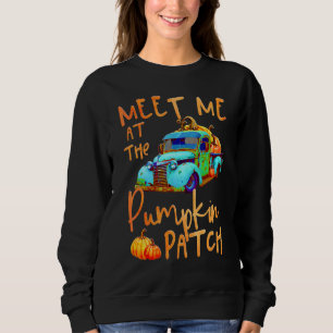Möta mig vid pumpafältet Pickup Truck Höst F T Shirt