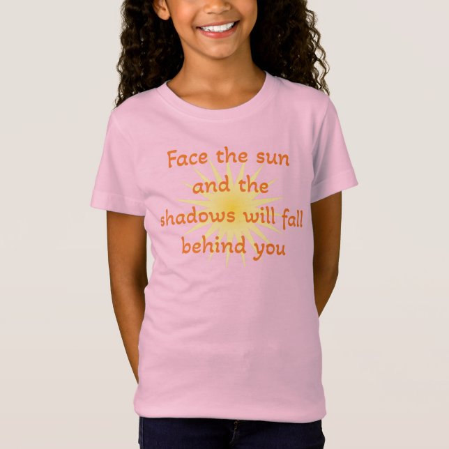Möta solen t shirt (Framsida)