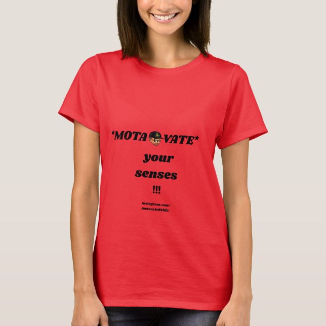 Motavera dina sinnen T-Shirt (Framsida)