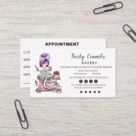 Möte Affärskort för bakverk Visitkort