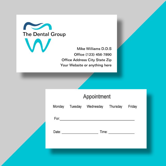 Möte Affärskort för Best Dentist Office Visitkort (Skapare uppladdad)