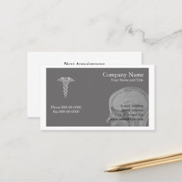 Möte Affärskort för neurolog Tidsbeställning Kort