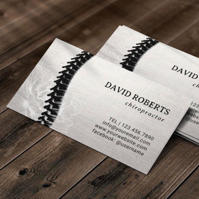 Möte akupunktur Ryggradens Blommigt Tidsbeställning Kort (Skapare uppladdad)