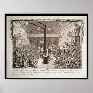 Möte av den Jacobin klubben, Januari 1792 Poster