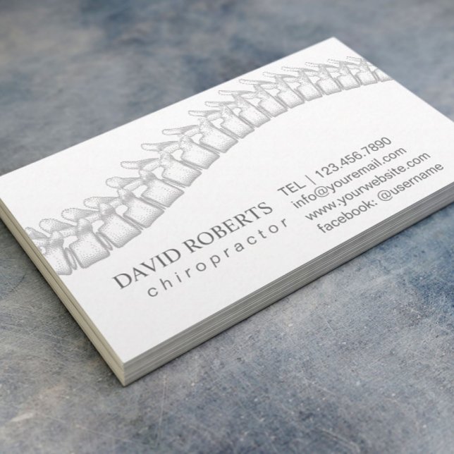 Möte Chiropraktiker - behandling Tidsbeställning Kort (Skapare uppladdad)