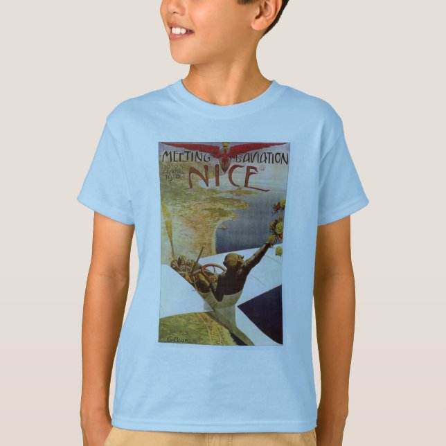 Möte d'Aviation de Nice T-shirt (Framsida)