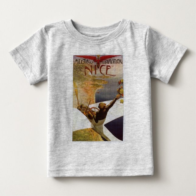 Möte d'Aviation de Nice T Shirt (Framsida)