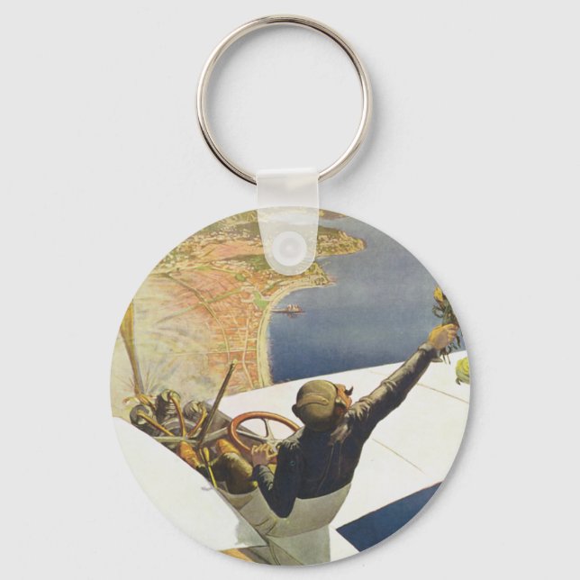 Möte d'Aviation Nice Nyckelring (Framsida)