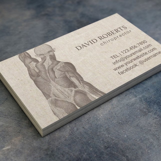 Möte Elegant för kropraktormassage Tidsbeställning Kort (Skapare uppladdad)