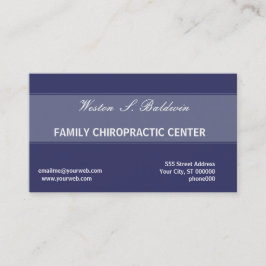 Möte enkel minsta doktorChiropractic Tidsbeställning Kort