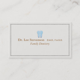 Möte för Dentist Office Tooth Logotyp Tidsbeställning Kort