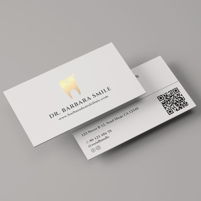 Möte för minimalt stativ för tandvård för tandläka visitkort (Dentist Orthodontist Minimal Sand Appointment Business Card
)