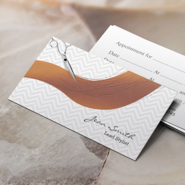 Möte för sax- och hårschaktron tidsbeställning kort (Skapare uppladdad)