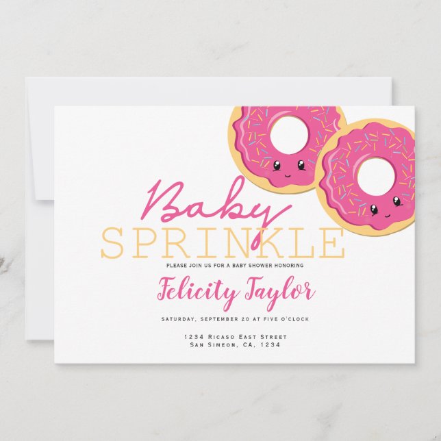 Möte för söt lilltjej - Rosa tvillingflickor Meddelande (Framsida)