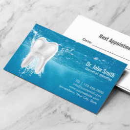 Möte för tandläkarkåren Clean Teeth Tidsbeställning Kort