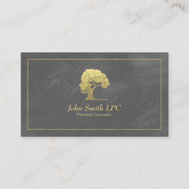 Möte grått Psycholog Personalrådgivare Tidsbeställning Kort (Framsida)