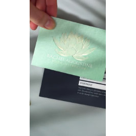 Möte guld Lotus Yoga Meditation-instruktor Tidsbeställning Kort