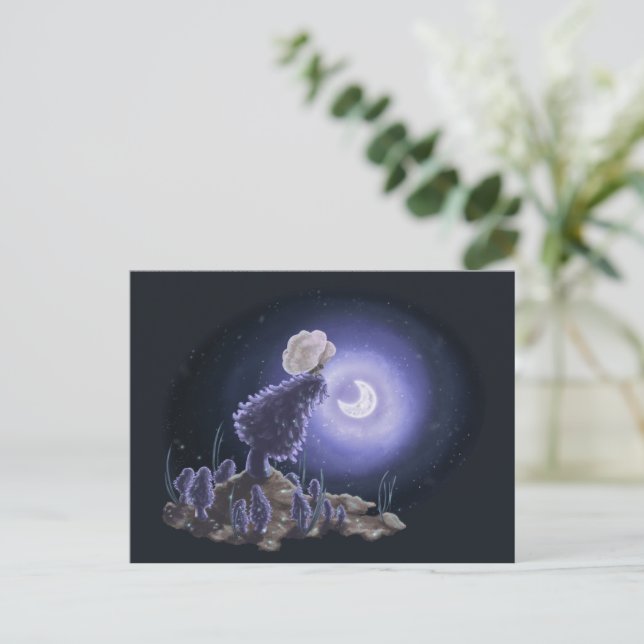 Möte i Moonlight Vykort (Stående Fram)