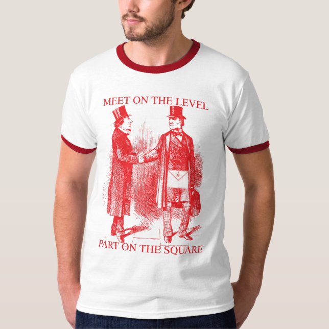 Möte i rött t-shirt (Framsida)