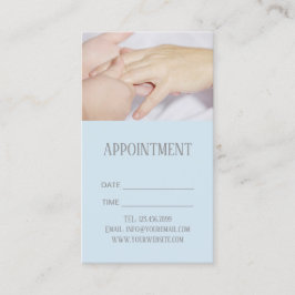 Möte massage för akut SPA Reflexology Tidsbeställning Kort