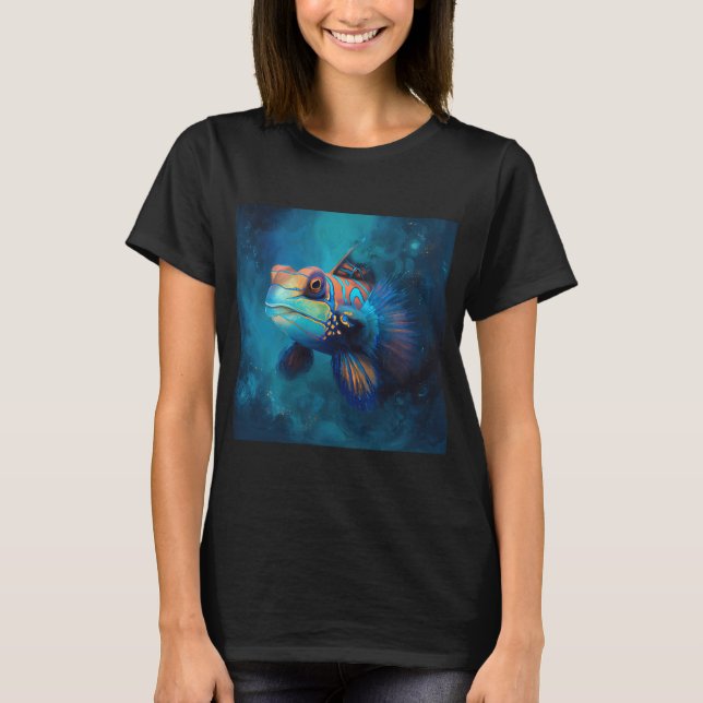 Möte med mandarinfisken t shirt (Framsida)
