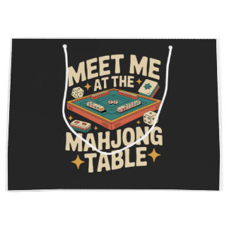 Möte med mig vid mahjongbordet Retro Vintage