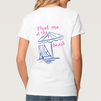 Möte Med Mig Vid Stranden Sommar Vibes T Shirt