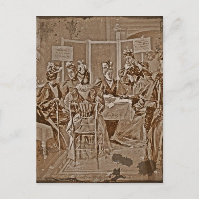 Möte med stopprörelser vykort (Framsida)