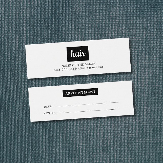 Möte med svart, vit Elegant Litet Visitkort (Skapare uppladdad)