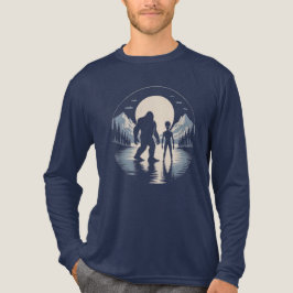 Möte med utomjordisk Bigfoot-kryptid UFO-paranorma T Shirt