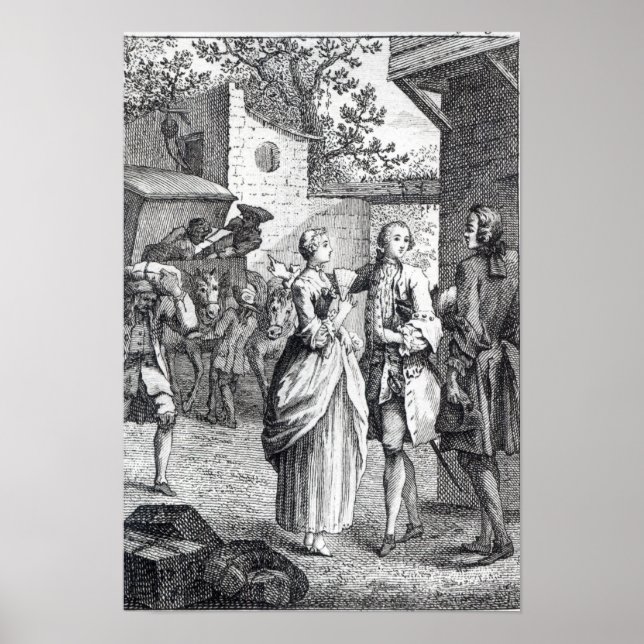 Möte mellan Chevalier Des Greux och Manon Poster (Framsidan)