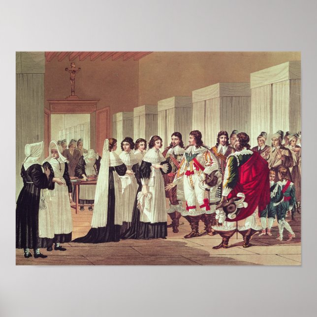Möte mellan Louis XIII Poster (Framsidan)