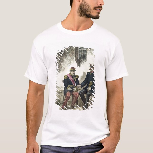 Möte mellan Otto von Bismarck och Napoleon T-shirt (Framsida)