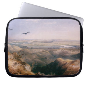Möte mellan Yellowstone och Missouri av Bodmer Laptop Sleeve