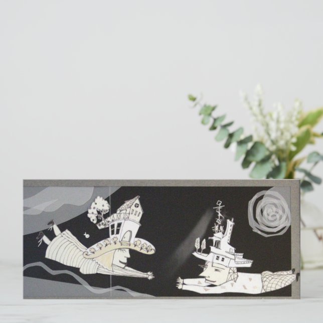 möte...någonstans inbjudningar (Stående Fram)