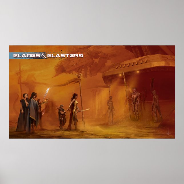 "Möte och hälsning" 36 x 20 Poster (Framsidan)