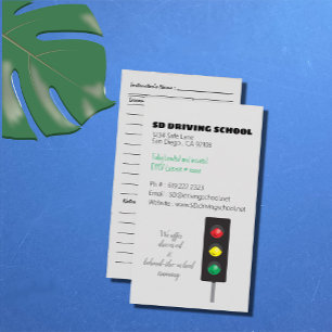 Möte påminnelse Körskola Visitkort