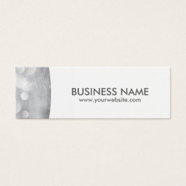 Möte påminnelse Modern Silver mini Litet Visitkort