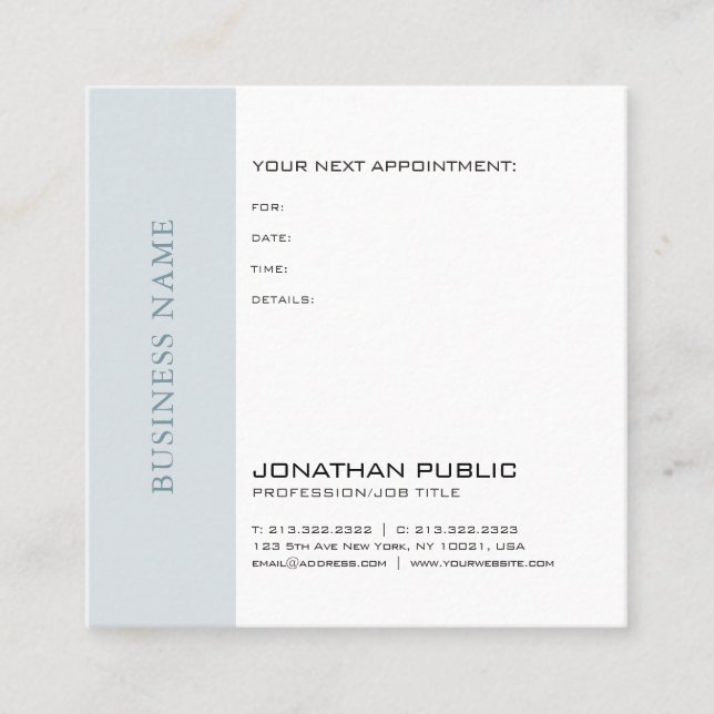 Möte påminnelse om doktor vid behandling av tandlä tidsbeställning kort (Framsida)