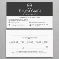 Möte påminnelse om Orthodontist Office