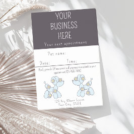 Möte påminnelse Pet Grooming-ballong hund Post-it Block